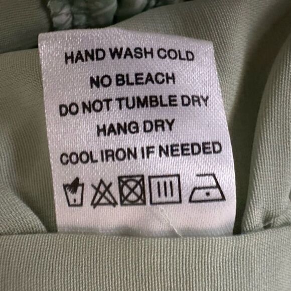 More To Come X Revolve Janet Ruched Mini Dress in Green Pistachio Floral Medium - Picture 6 of 8